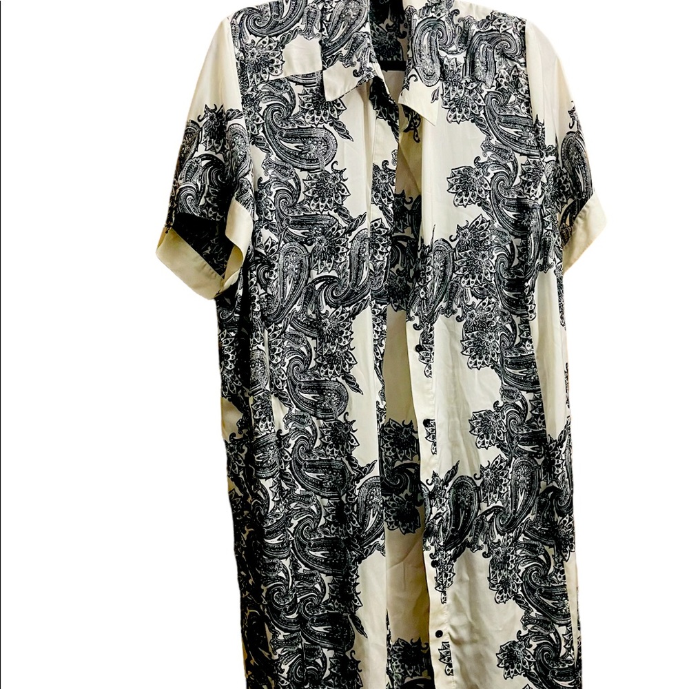 Button down paisley print dress from ASOS